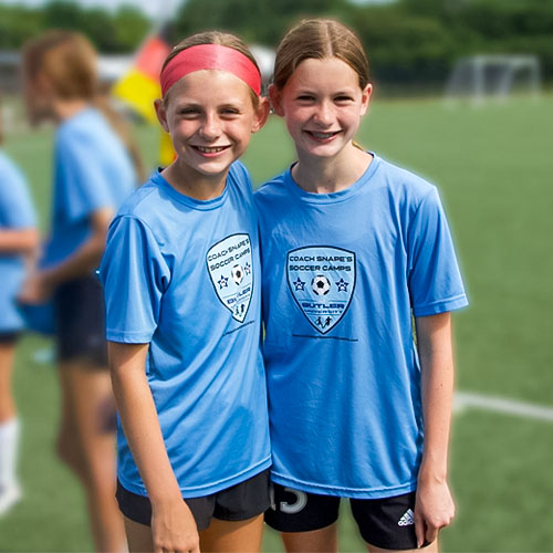 Girls Smiling at Camp